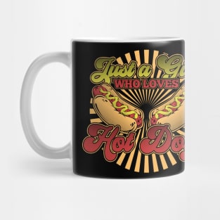 Just A Girl Who Loves Hot Dogs Mug